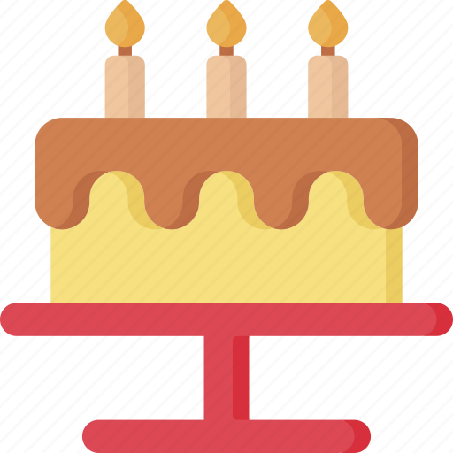 Birthday, cake, candle, celebration, gift, party icon - Download on Iconfinder