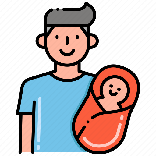 Baby, dad, father, infant icon - Download on Iconfinder