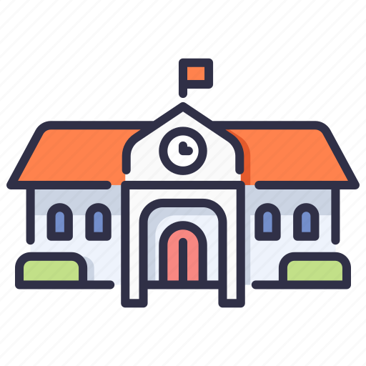 Architecture, building, education, exterior, learn, school, student icon - Download on Iconfinder
