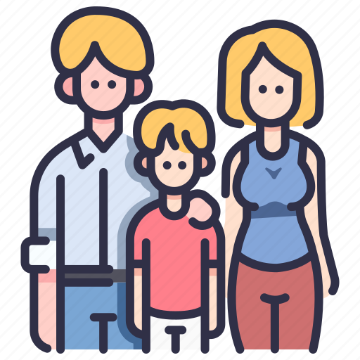Child, family, father, happy, mother, people, together icon - Download on Iconfinder