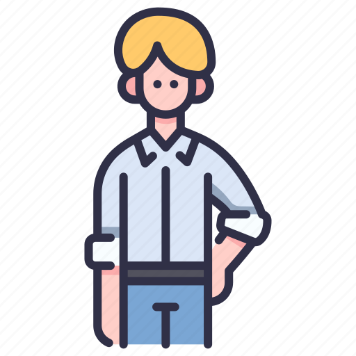 Adult, confident, guy, male, man, person, standing icon - Download on Iconfinder