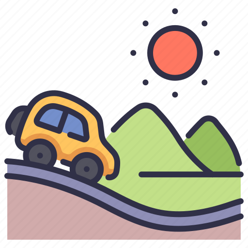 Adventure, car, drive, road, summer, travel, vacation icon - Download on Iconfinder
