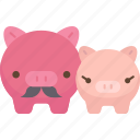 piggy, bank, money, saving, budget