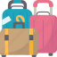 vacation, suitcase, travel, holiday, voyage 