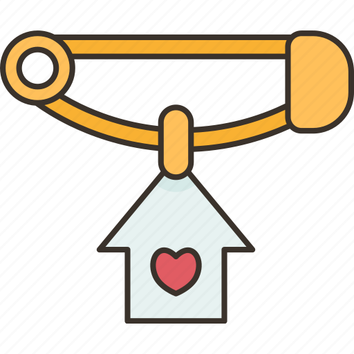 Safety, pin, needle, attach, domestic icon - Download on Iconfinder