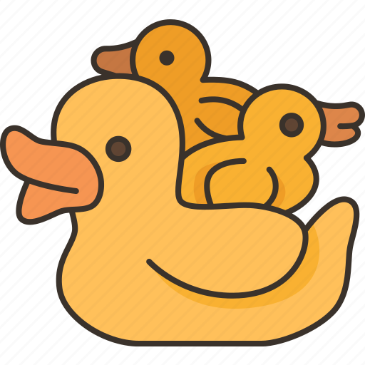 Duckling, rubber, toy, floating, kids icon - Download on Iconfinder