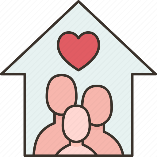 Family, happy, home, parenthood, care icon - Download on Iconfinder