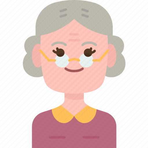 Aunt, grandma, senior, old, woman icon - Download on Iconfinder