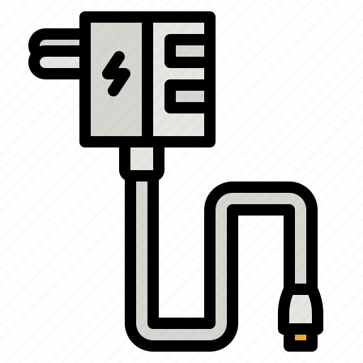 Charger, plug, phone, cable, electronic icon - Download on Iconfinder