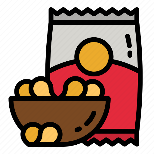 Snack, snacks, chip, potato, gaming icon - Download on Iconfinder