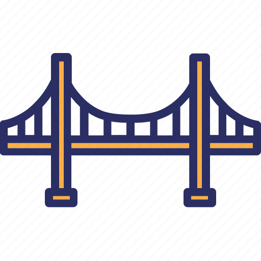 Golden gate bridge, san francisco, california, bridge icon - Download on Iconfinder