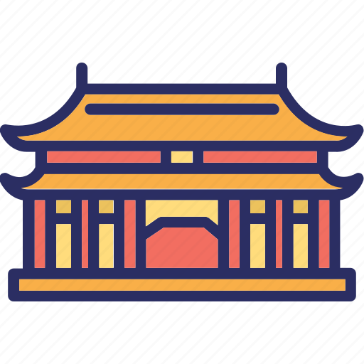 Forbidden city, beijing, china, landmark icon - Download on Iconfinder