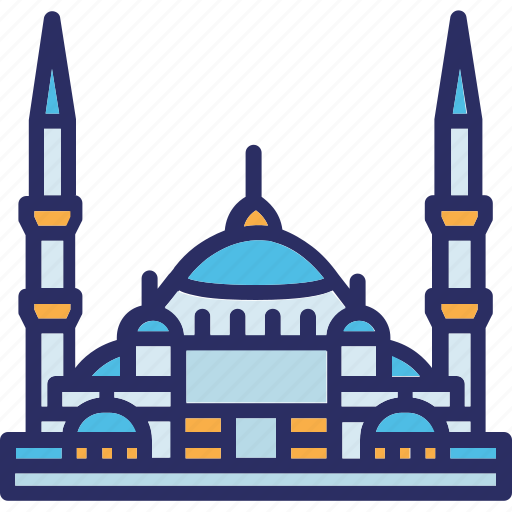 Blue mosque, istanbul, turkey, mosque icon - Download on Iconfinder