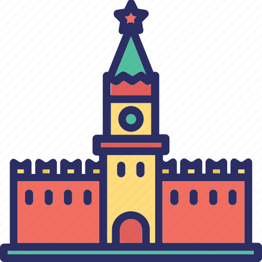 Kremlin, moscow, russia, building icon - Download on Iconfinder