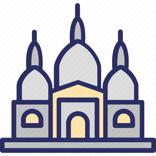 Sacré coeur, paris, france, church icon - Download on Iconfinder