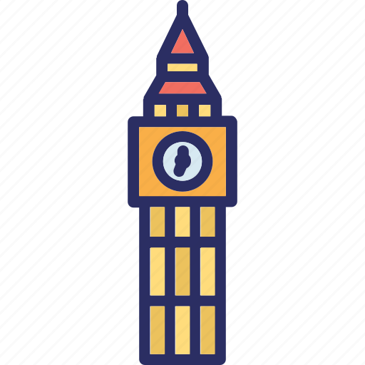 Big ben, london, england, tower icon - Download on Iconfinder