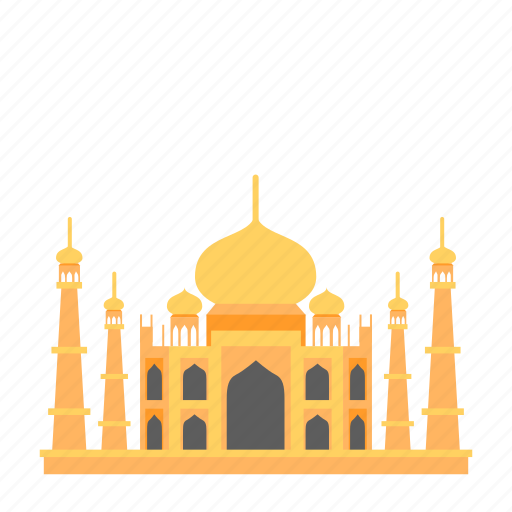 India, mahal, marble mausoleum, monuments, taj, travel, famous buildings icon - Download on Iconfinder