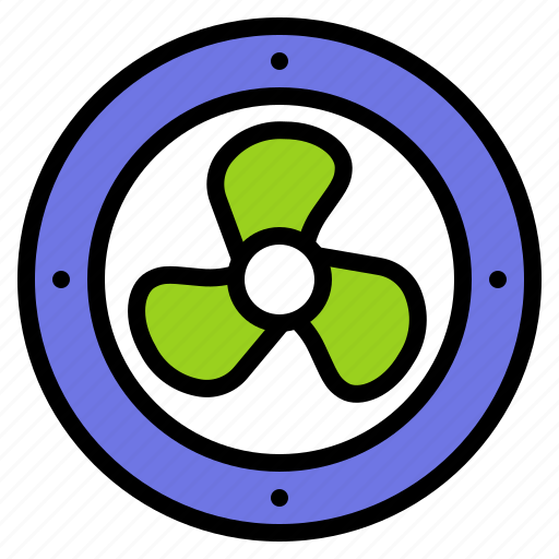 Air, exhaust fan, fan, propeller, ventilation icon - Download on Iconfinder