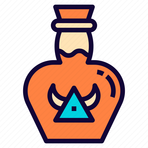 Bottle, hp, medicine, poison, potion, viking icon - Download on Iconfinder