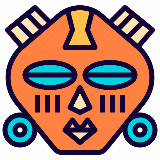 Fancy, game, island, mask, medieval, tribal, viking icon - Download on Iconfinder