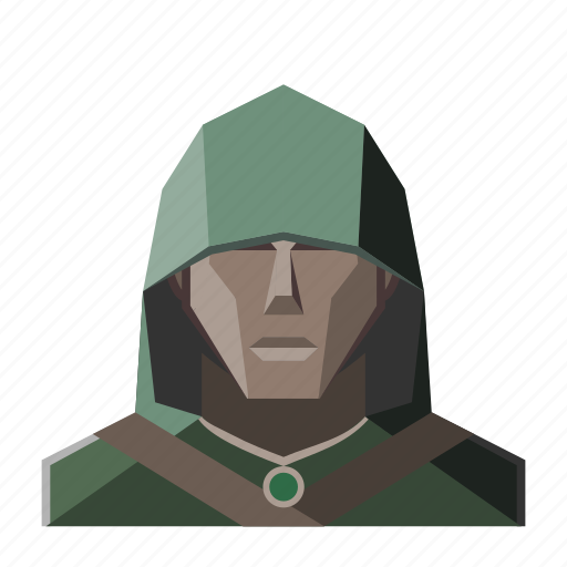 Avatar, fantasy, hood, rogue, roleplay icon - Download on Iconfinder