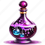 a, fantasy, potion, icon, clip, artwork, white, background, vector, image, illustration, front, view, fantasy potion 