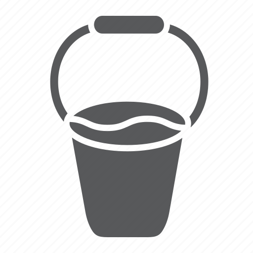 Bucket, can, container, farm, handle, tool icon - Download on Iconfinder