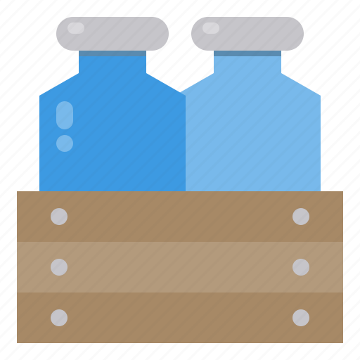 Bottle, milk, beverage, cup, drink, glass icon - Download on Iconfinder