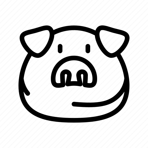 Pig, farm, pork, meat icon - Download on Iconfinder