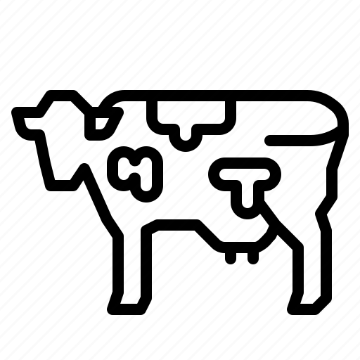 Animal, cow, farm, kingdom, mammal, milk icon - Download on Iconfinder