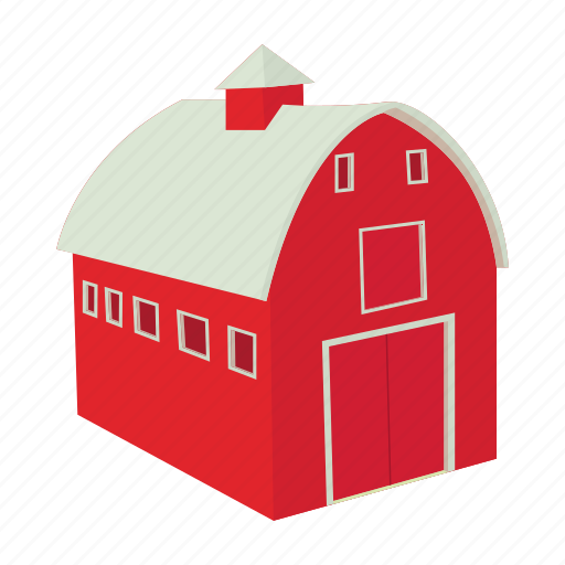 Barn, cartoon, door, farm, house, red, wooden icon - Download on Iconfinder