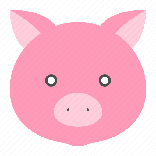 Animal, farm, pig, pig face icon - Download on Iconfinder