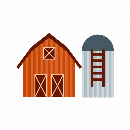 Agriculture, farm, farmer, grain, silo, storage, wheat icon - Download on Iconfinder