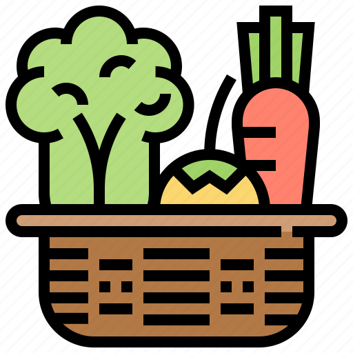 Basket, food, healthy, vegetable, vitamin icon - Download on Iconfinder