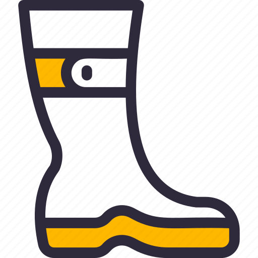 Boot, farmer, footwear, rubber icon - Download on Iconfinder