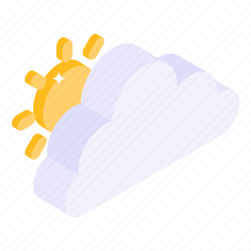 Weather, cloudy day, weather forecast, overcast weather, partly cloudy icon - Download on Iconfinder