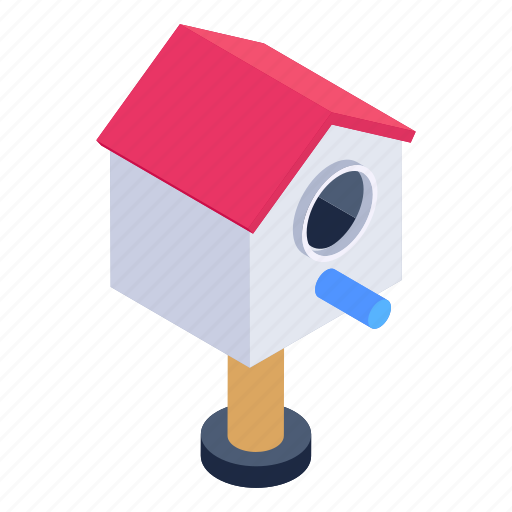Birdhouse, bird home, nesting box, bird nest, roosting place icon - Download on Iconfinder