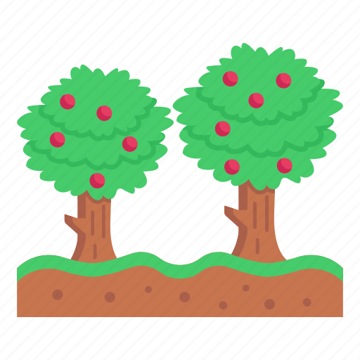 Evergreen, fruit trees, trees, nature, plantation icon - Download on Iconfinder