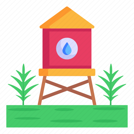 Water reservoir, water tank, water storage, tank, reservoir icon - Download on Iconfinder