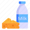 cheese, milk, dairy products, dairy food, milk bottle