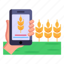 smart agriculture, smart farming, mobile farming, wheat, fields