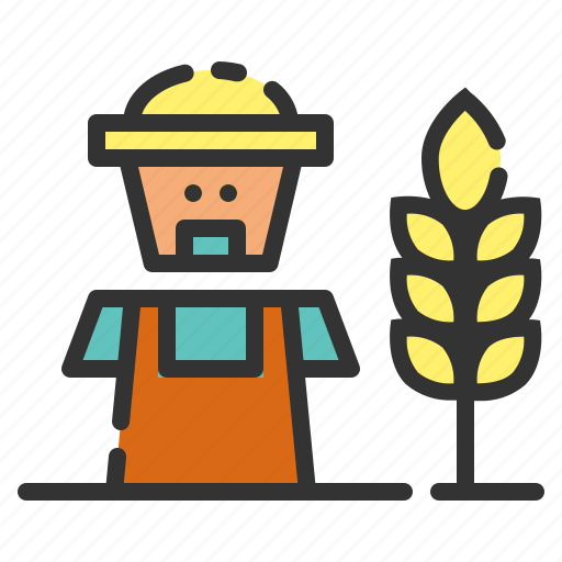 Farmer, farming, plant, harvest, agriculture, grain, garden icon - Download on Iconfinder