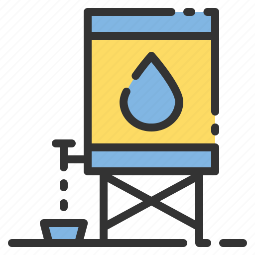 Water, tank, watering, irrigation, farming, agriculture, drink icon - Download on Iconfinder