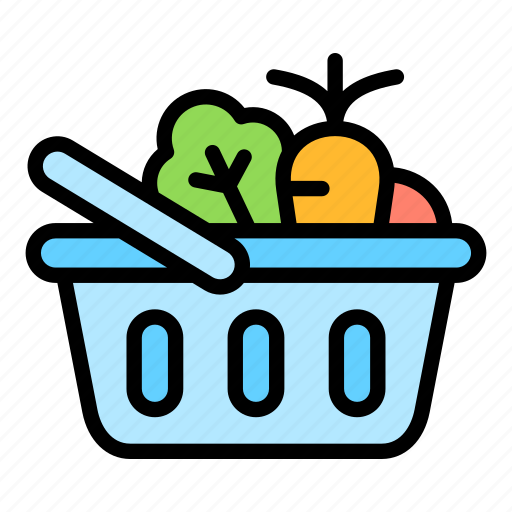 Farming, vegetable, basket, food, healthy icon - Download on Iconfinder