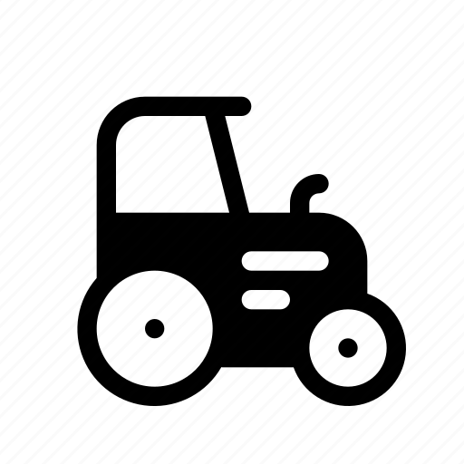 Tractor, machine, vehicle, farming, farm, agriculture, garden icon - Download on Iconfinder