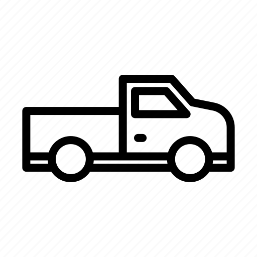 Pickup, truck, transport, car, cargo, delivery icon - Download on Iconfinder