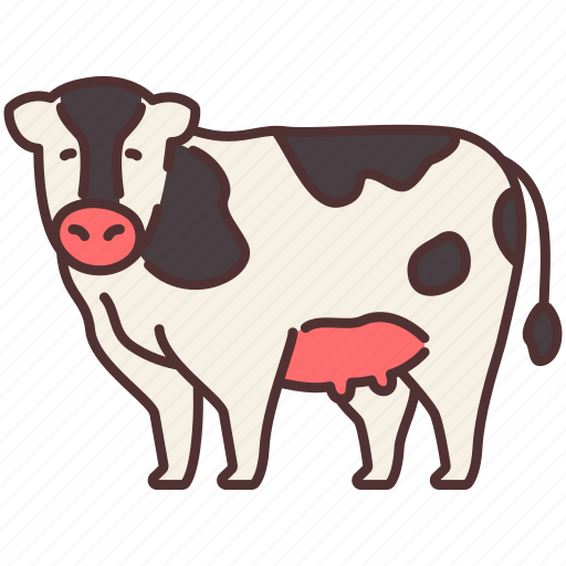 Agriculture, animal, cow, farming, gardening, milk icon - Download on Iconfinder