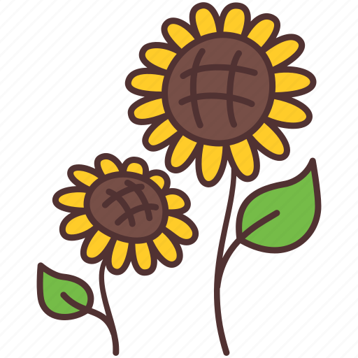 Agriculture, farm, farming, flower, gardening, sun icon - Download on Iconfinder