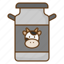 cow, milk, fresh, farming, agriculture