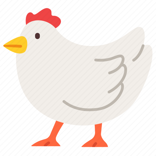 Agriculture, animal, chicken, farming, gardening, hen icon - Download on Iconfinder